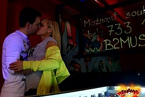 Agata experiences public anal sex in the video game room