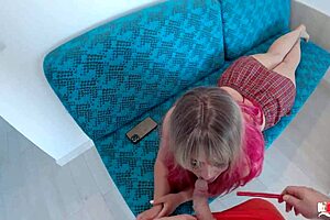 My Stepsister Took My Dick Instead of Candy and I Came in Her Mouth