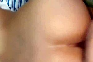 She doesn't realize I'm recording her bent over in doggystyle, latina amateur.