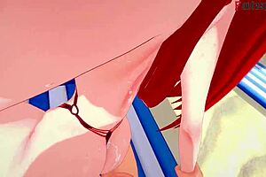 i'm fuckin parasoul in her bikini, oh shitt