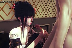 Yaoi Femboy Mio Gives Handjob and Fuck