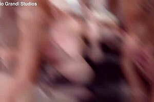 Watch Alyce Noir get wrecked in this wet 5on1 dap session with spanking and cum!