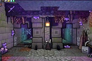 In this horny parody, a milf with big tits and ass plays hornycraft game in usa.