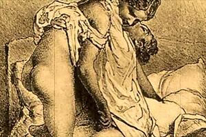 Vintage Comic Illustrations with Subtle Erotic Touches