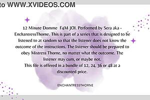 F4m Femdom Joi 6 Of 12, I Give Jerk Off Instructions For Your Orgasm.