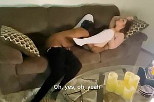 Step Sis Returns for Intense Casting Couch Roleplay and Orgasm