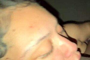 she keeps sucking my big cock even after i cum, wow 😍