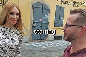 anita blanche takes rough sex with double penetration using cock and dildo for anal gape