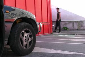 French Milf Brunette Maneuvers Three Cocks And Gets Anal In Parking Lot! Part 1