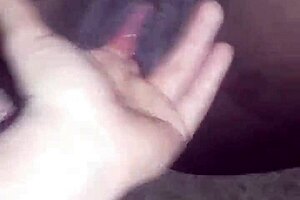 Fingering Young Black Teen Pussy Open!