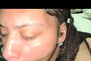 she keeps sucking my big cock even after i cum, wow 😍