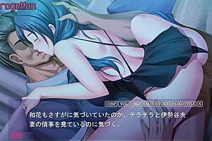 the wife next door moans during creampie sex with hiroto