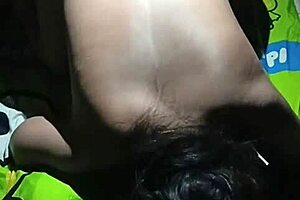 when dad leaves, the cheating indian wife gets naughty with the cooperative employee to pay off debt in homemade squirting fucking and handjob