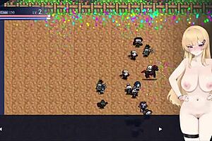 Big Tits Queen in 3D Game