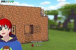 In this horny parody, a milf with big tits and ass plays hornycraft game in usa.