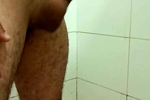 i rotate my big cock in solo gay masturbation