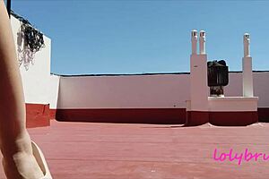 Find the neighbor on the terrace and have a chat