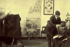 Vintage Woman With Hairy Pussy Gets Fucked In Steam Age