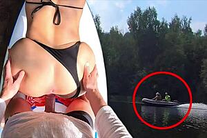 we noticed risky outdoor fuck by river with alisa lovely