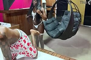 beautiful brazilian alicia ribeiro gets pounded by huge dick in anal scene with toys