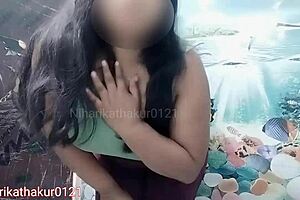 Beautiful teen enjoys a relaxing bath with a beautiful body and perfect breasts