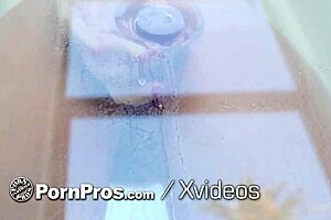 i'm this blonde in the shower demanding my morning dick from pornpros.