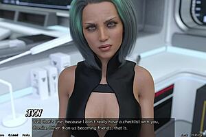 Stranded in space, navigating one step at a time in this 3D cartoon series