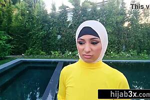 yo, muslim stepsister, wanna learn some naughty tricks from stepbro?