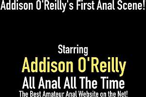 She bends over for assfucking and rides to creampie orgasm