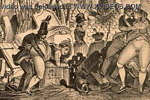 Vintage Erotic Illustration Unveils Retro Charm in Stunning Detail