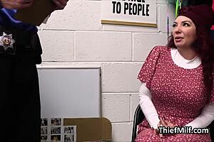 Big tit milf suspect gets fucked on action cam