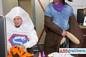 Interracial gay bangers drilling bareback cocks