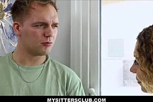 Intense Orgasm Hits Skinny Teen Babysitter Allie Addison Fucking Boyfriend Eddie Jaye