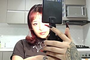 Did you see this behind-the-scenes creampie with the hot Latina teen and her big tattooed ass?