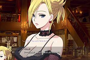 dungeon of regalias character9 scene2, what's happening in this intense battle with subtitles?