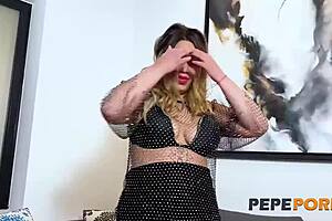 Chanel dominates two studs with her massive ass in intense anal action