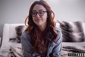 Pure Taboo Step-Sister Assumes Sibling Identity to Fuck Lesbian Crush