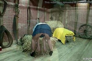 i'm a german milf fuckin' this young guy and helpin' him