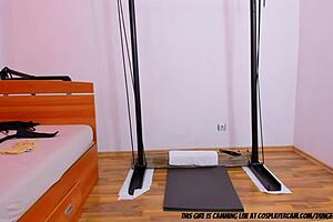 I'm gonna teach this bound teen a hard lesson in bondage!