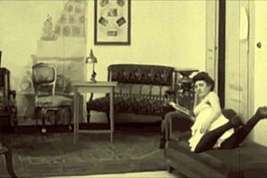 Vintage Woman With Hairy Pussy Gets Fucked In Steam Age