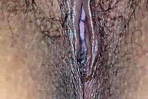 check out this latina milf's close up shots, she's got small tits and a nice ass