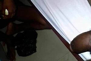 Me and my wife enjoying a close-up moment