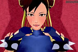 Chun-Li Blowjob And Fucking In Street Fighter Fantasy