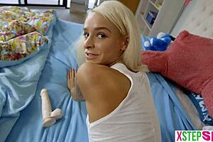 Tiny teen stepsister emma hix skips school for big cock