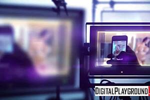 digitalplayground slut shakes down guy with strapon