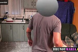 real hot woman caught on spy cam with plumber banging in house