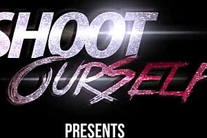 Horny blonde explores big cock for the first time