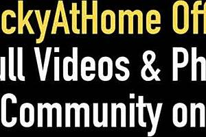 mature blonde vicky vette in lingerie, rubbing her big clit and vibing her pussy