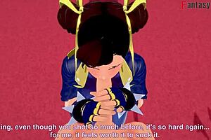 Chun-Li Blowjob And Fucking In Street Fighter Fantasy