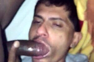 He shoved his big black cock in my mouth until cumming